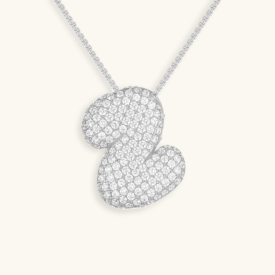 Colar Hailey com Inicial Bubble