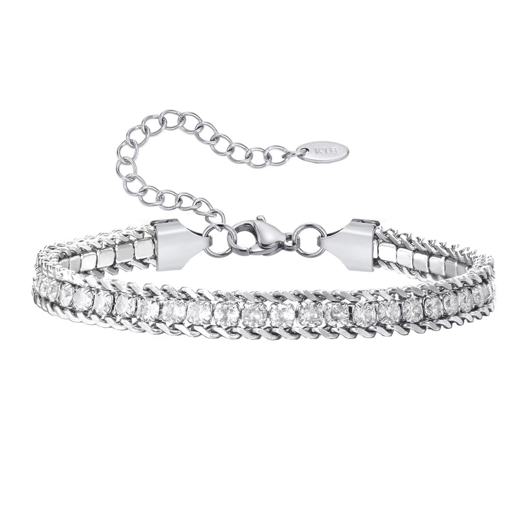 Pulseira Ténis com Pedrinhas
