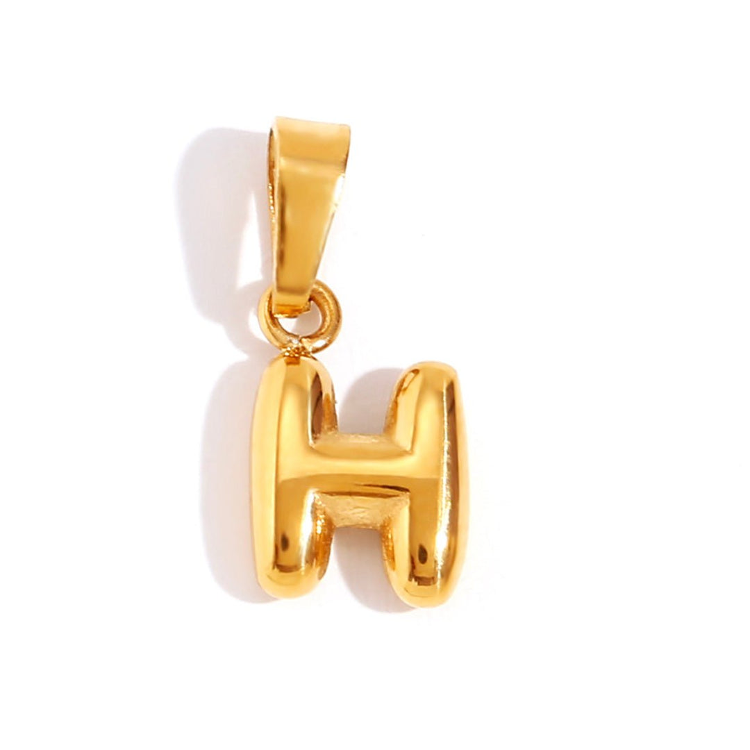 Colar Sofisticado com Letra Bubble