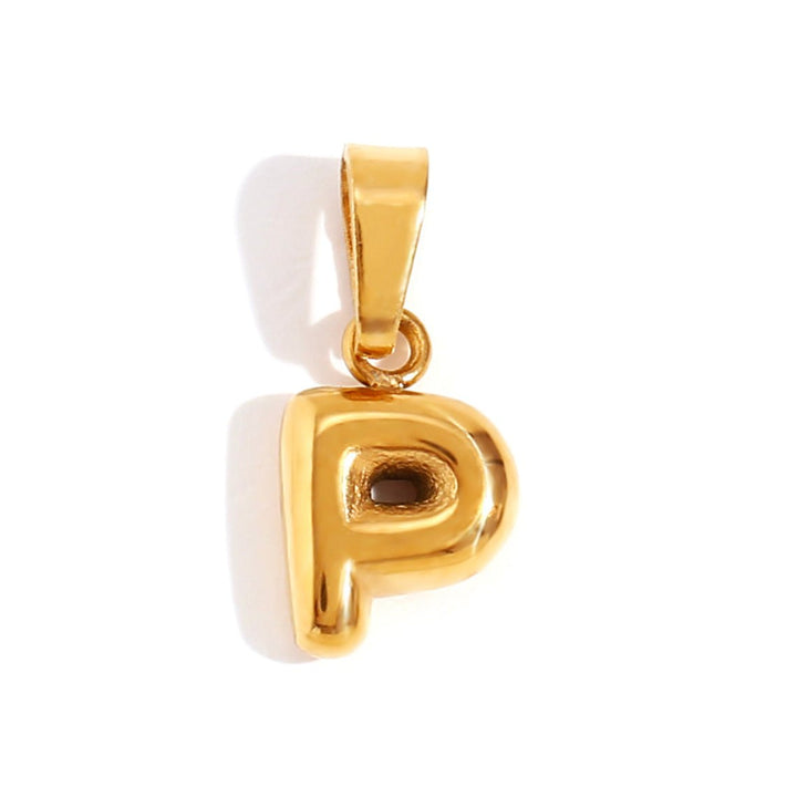 Colar Sofisticado com Letra Bubble
