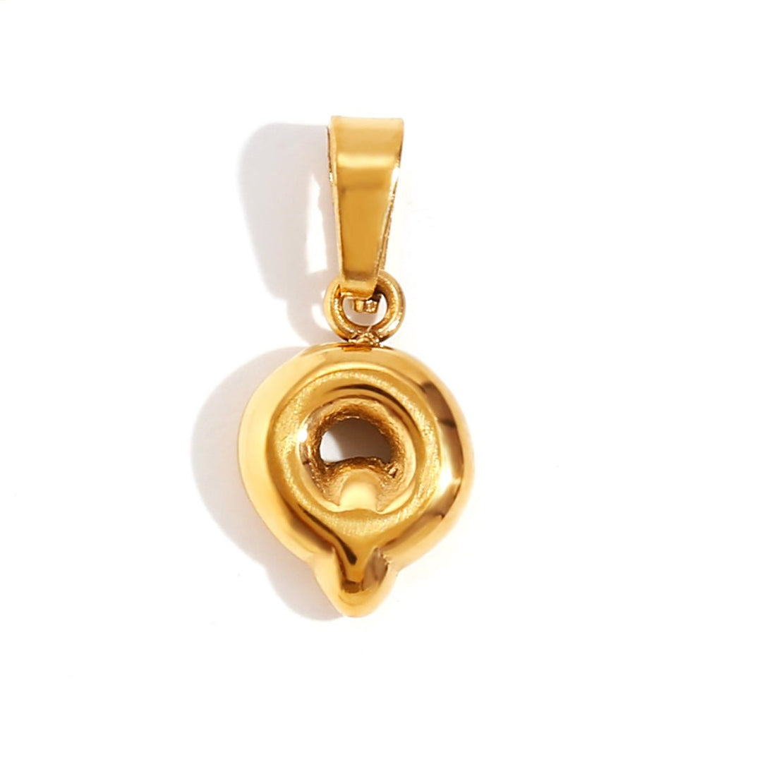 Colar Elegante com Letra Bubble