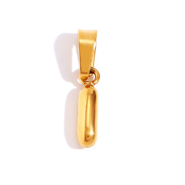 Colar Elegante com Letra Bubble