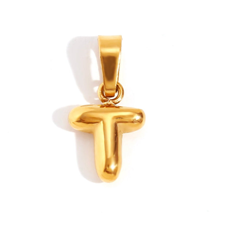Colar Elegante com Letra Bubble