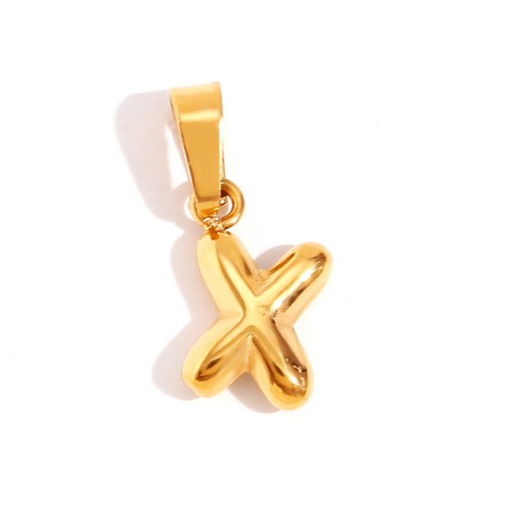 Colar Elegante com Letra Bubble