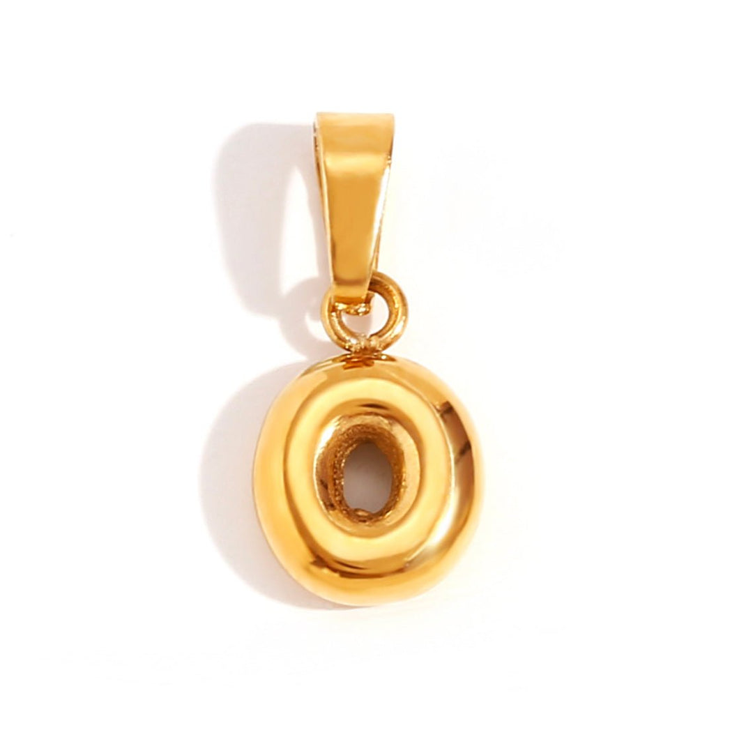 Colar Sofisticado com Letra Bubble
