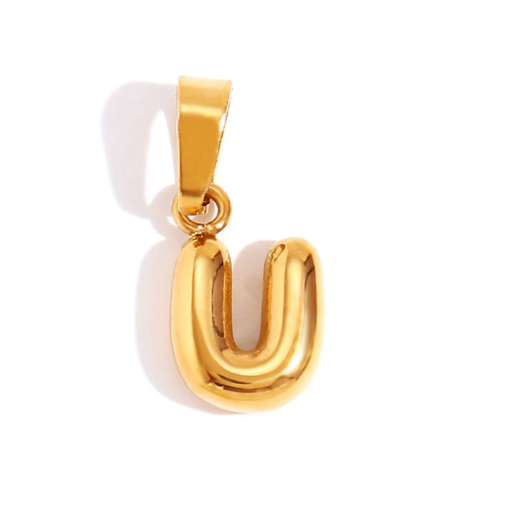 Colar Sofisticado com Letra Bubble