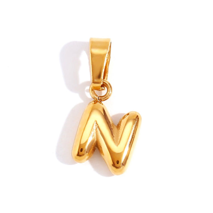 Colar Sofisticado com Letra Bubble