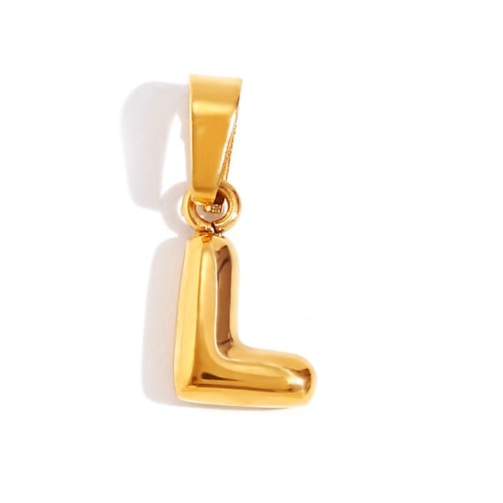 Colar Sofisticado com Letra Bubble