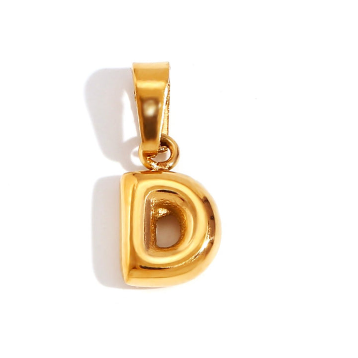 Colar Sofisticado com Letra Bubble