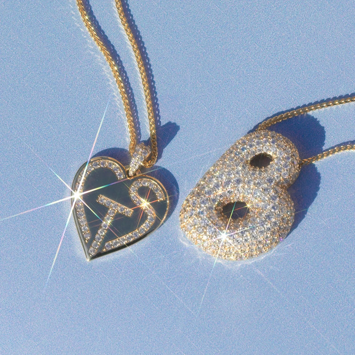 Colar Hailey com Inicial Bubble