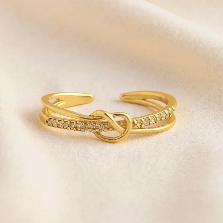 Anel Mãe e Filha – Unidas em Ouro Para Sempre