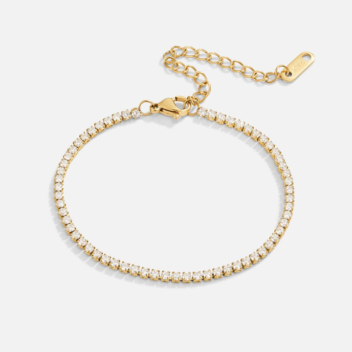 Pulseira Ténis Dourada Cordelia