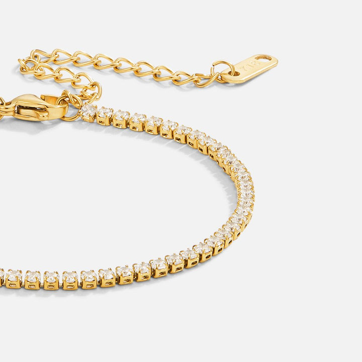 Pulseira Ténis Dourada Cordelia