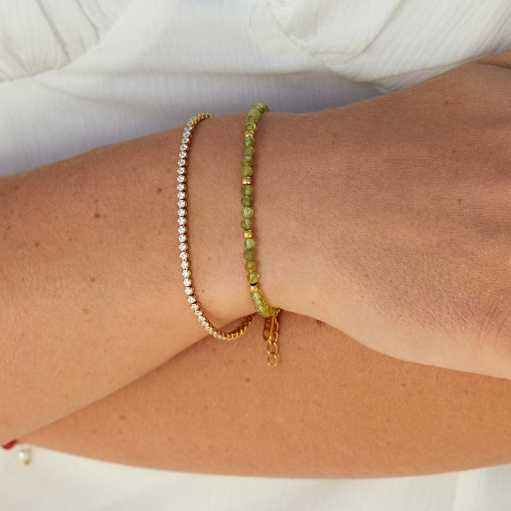 Pulseira Ténis Dourada Cordelia