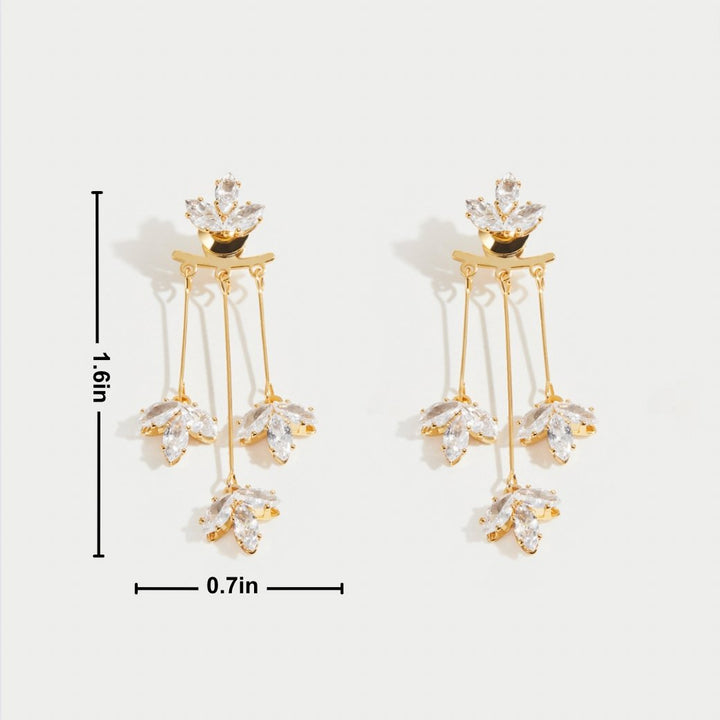 Brincos Elegantes Cascata