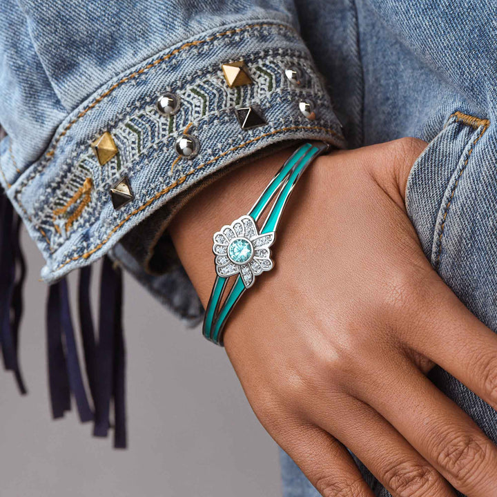Pulseira Desert Bloom – Água-Marinha