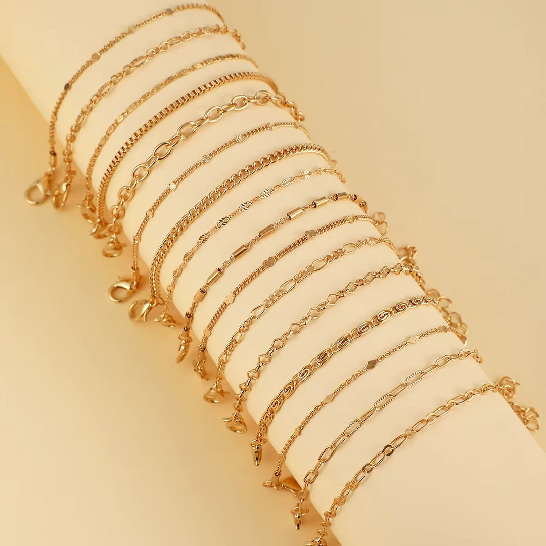 Conjunto de 16 Pulseiras Clássicas