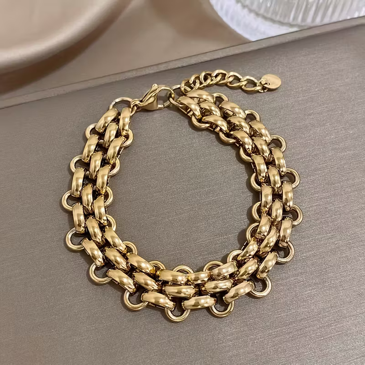 Pulseira de Corrente Cubana