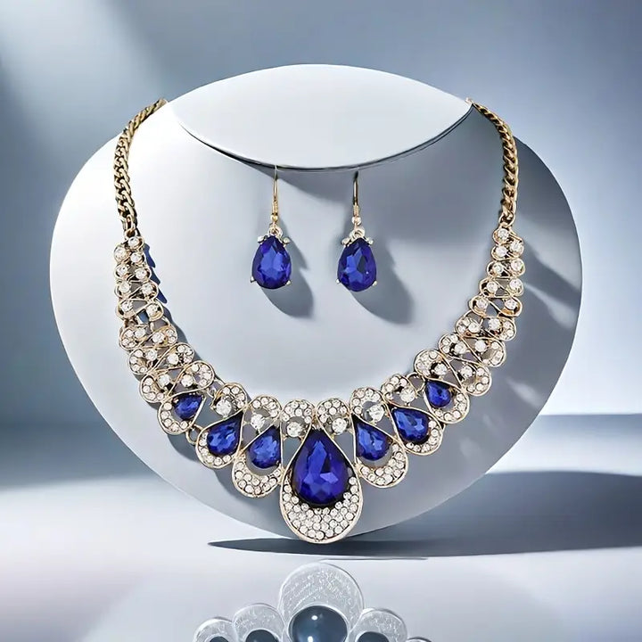 Conjunto Dourado Elegante Oceano