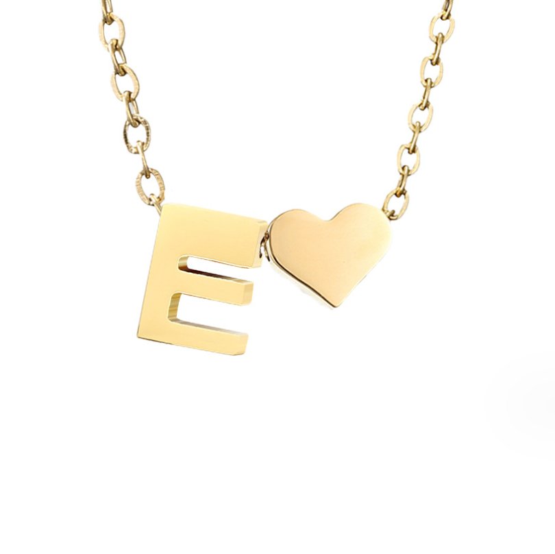 Colar Dourado Amor Eterno com Letra