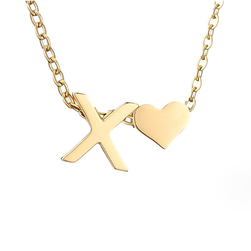 Colar Dourado Amor Eterno com Letra
