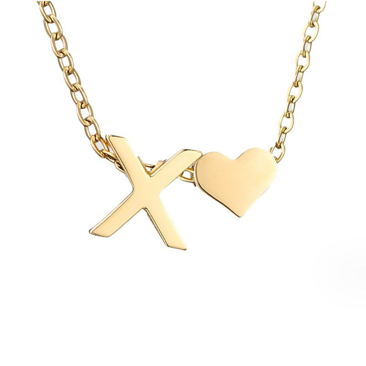 Colar Dourado Amor Eterno com Letra