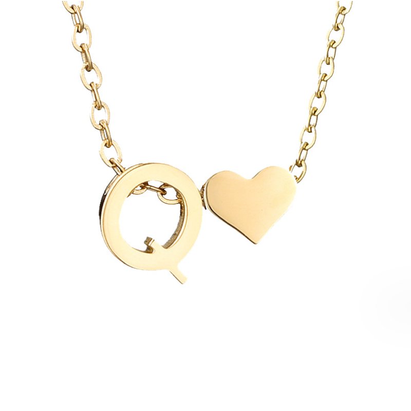 Colar Dourado Amor Eterno com Letra