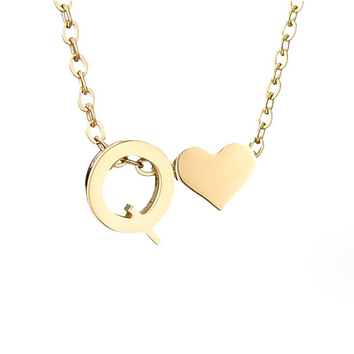Colar Dourado Amor Eterno com Letra