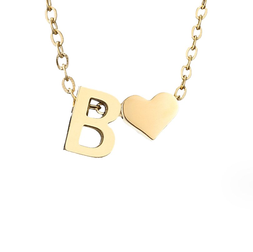Colar Dourado Amor Eterno com Letra
