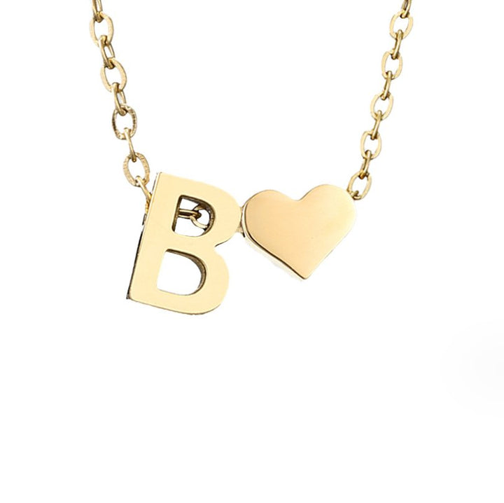 Colar Dourado Amor Eterno com Letra