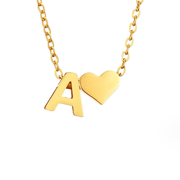 Colar Dourado Amor Eterno com Letra