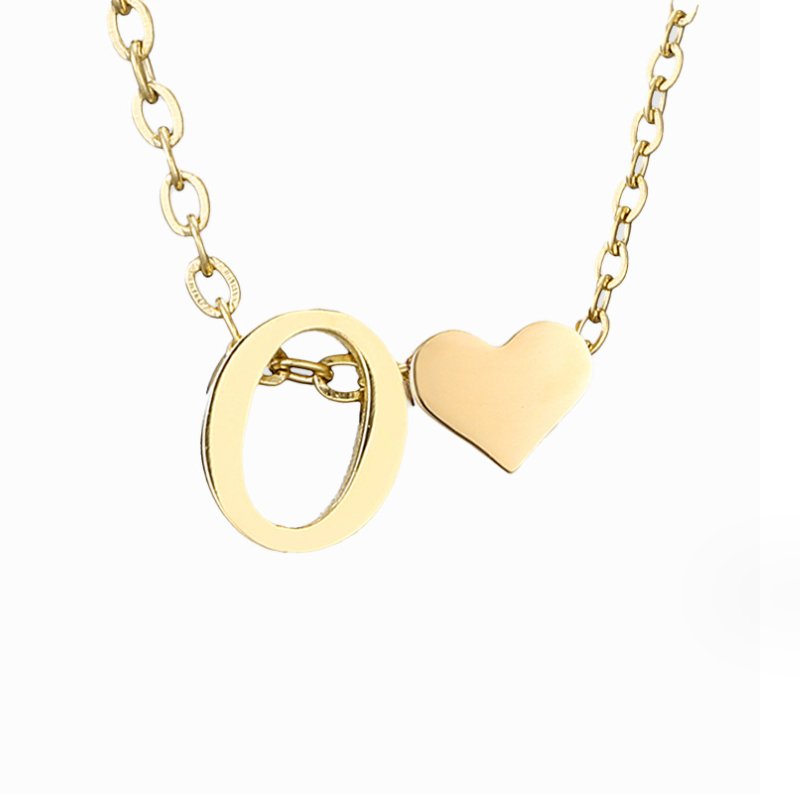 Colar Dourado Amor Eterno com Letra