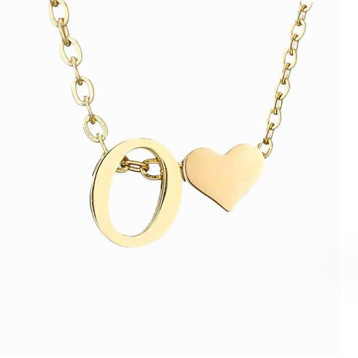 Colar Dourado Amor Eterno com Letra