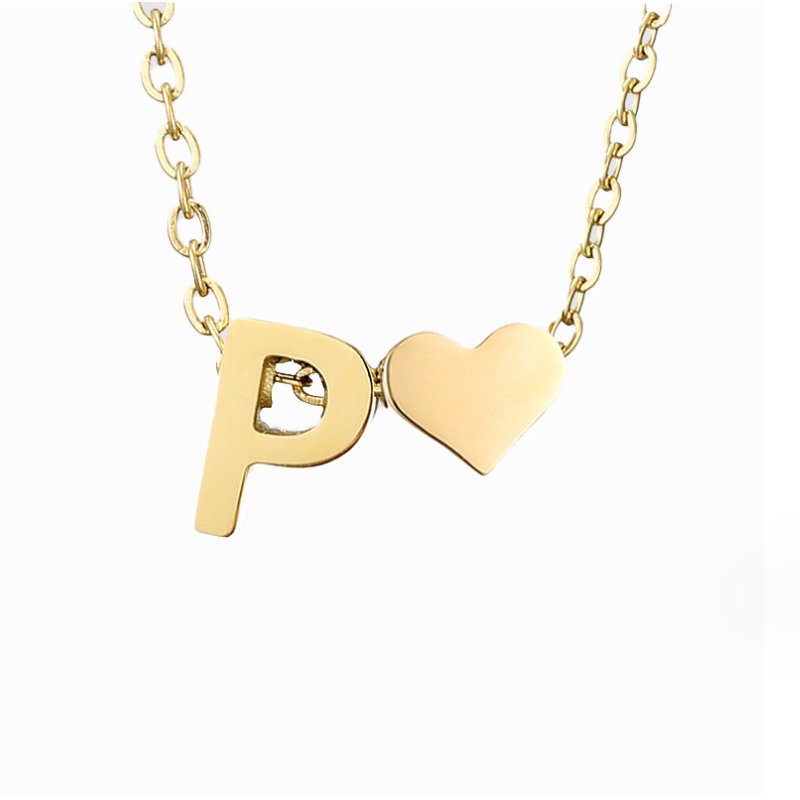 Colar Dourado Amor Eterno com Letra