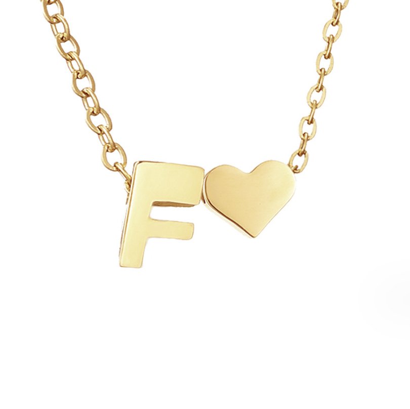 Colar Dourado Amor Eterno com Letra