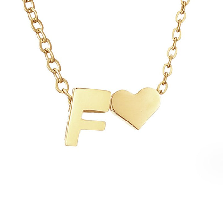 Colar Dourado Amor Eterno com Letra