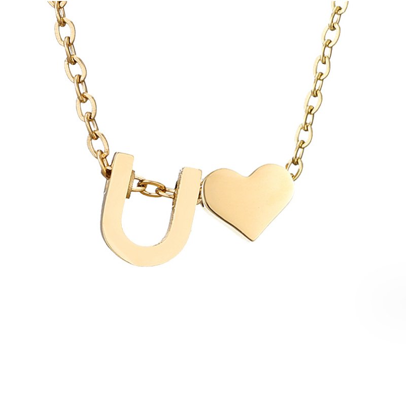 Colar Dourado Amor Eterno com Letra