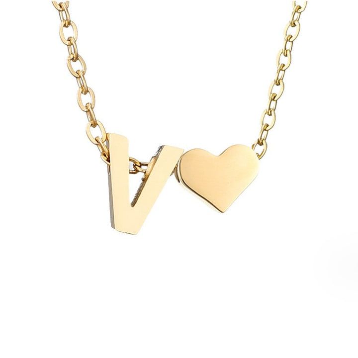 Colar Dourado Amor Eterno com Letra