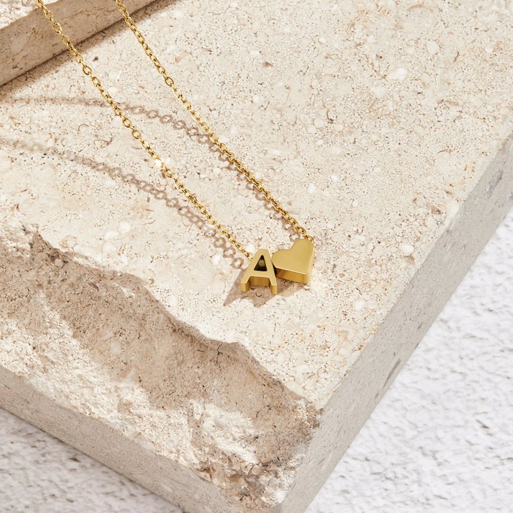 Colar Dourado Amor Eterno com Letra