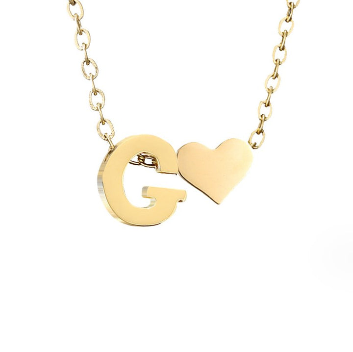 Colar Dourado Amor Eterno com Letra