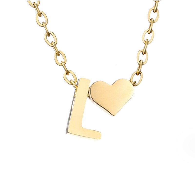 Colar Dourado Amor Eterno com Letra