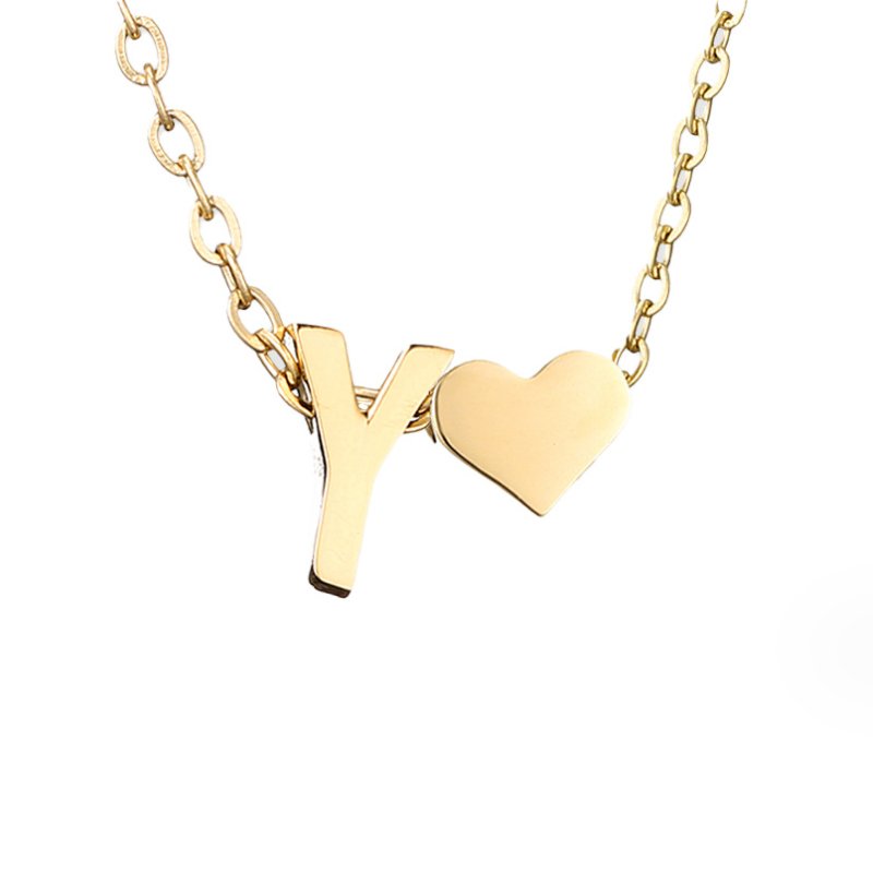 Colar Dourado Amor Eterno com Letra