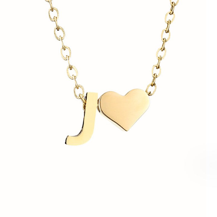 Colar Dourado Amor Eterno com Letra