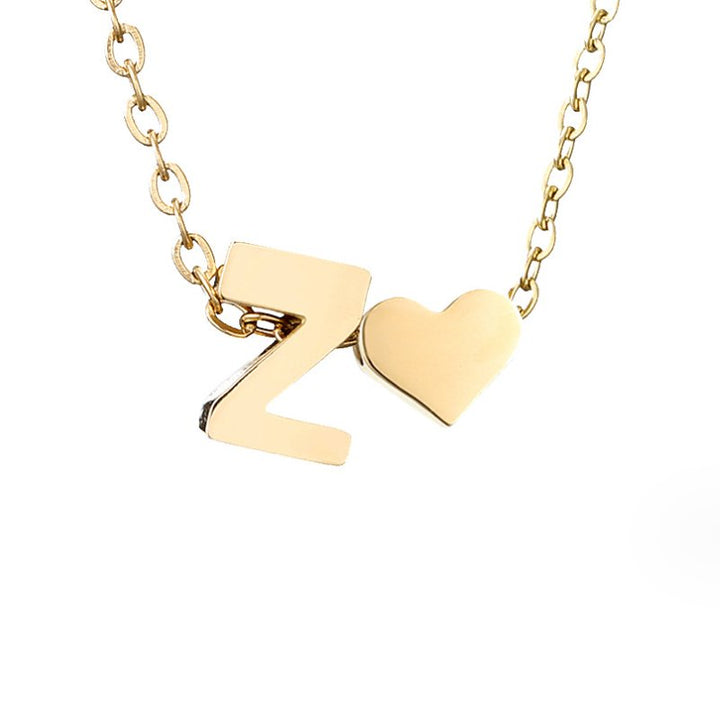 Colar Dourado Amor Eterno com Letra