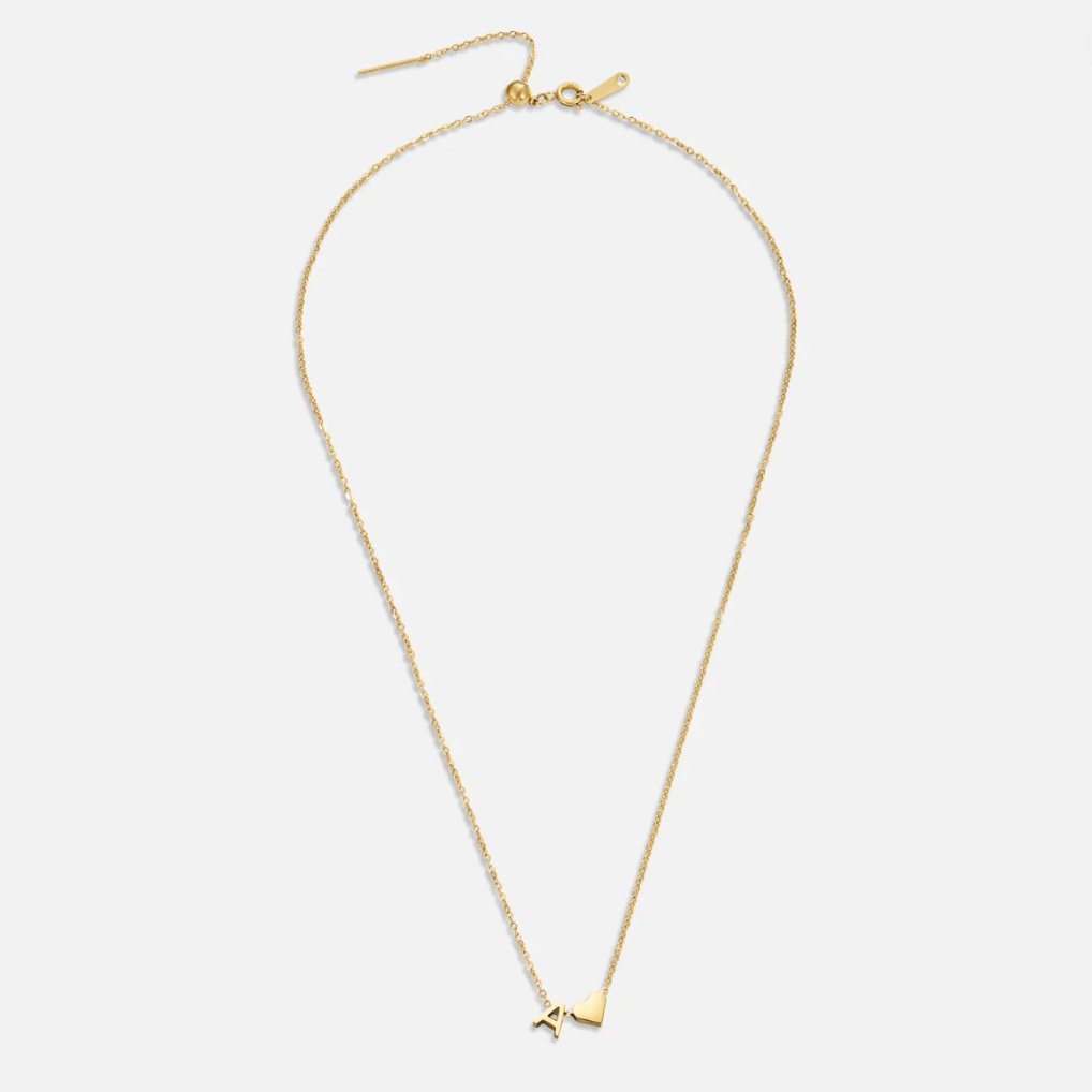 Colar Dourado Amor Eterno com Letra
