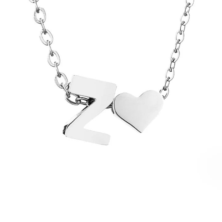 Colar Prateado Amor Eterno com Letra