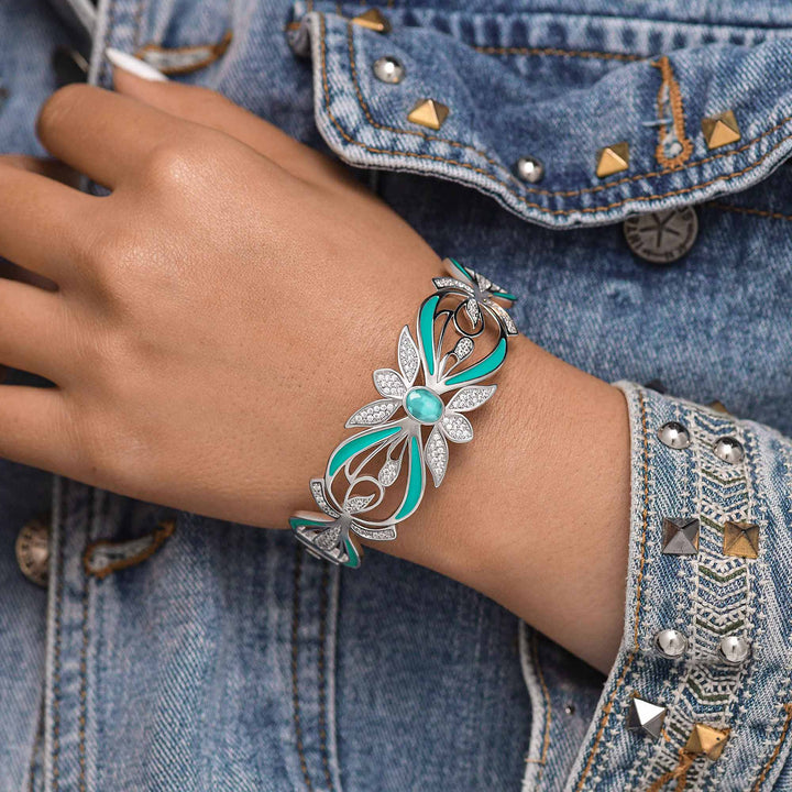 Pulseira Frontier Whirlwind – Água-Marinha