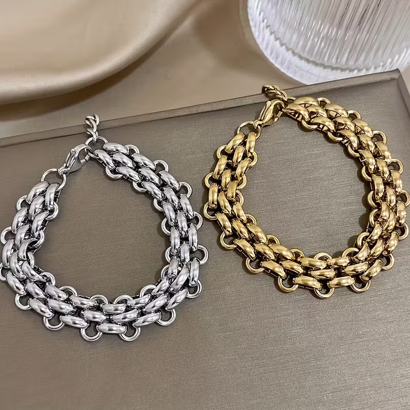 Pulseira de Corrente Cubana