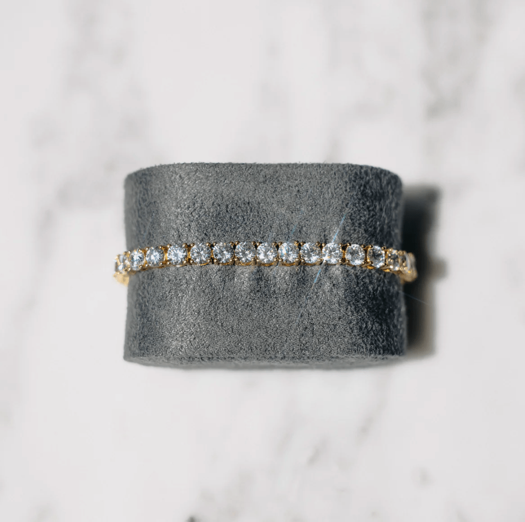PULSEIRA TÉNIS DOURADA