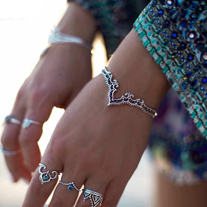 Bracelete Boémia Princesa Feita à Mão